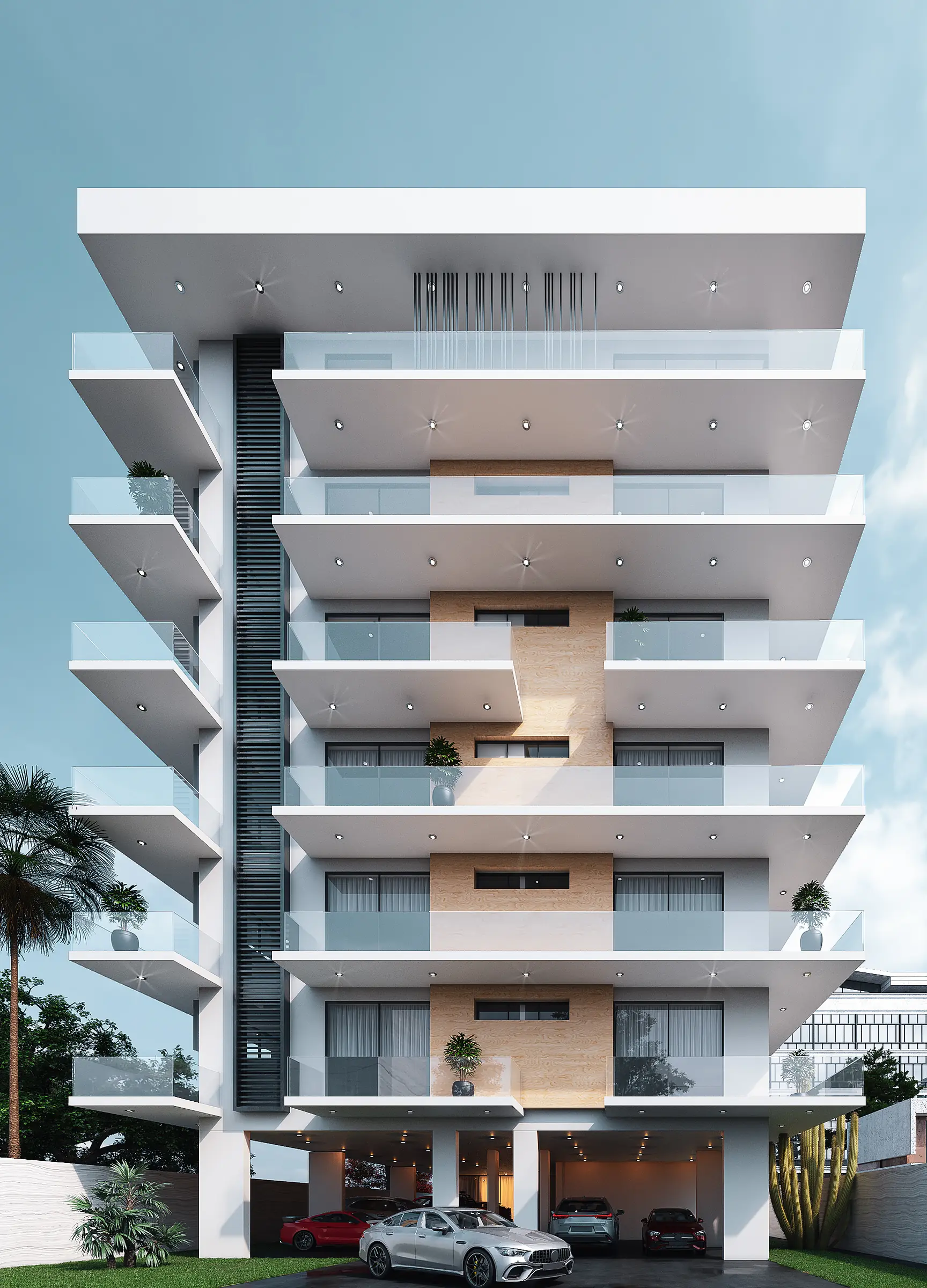 Blade Tower, Apartments