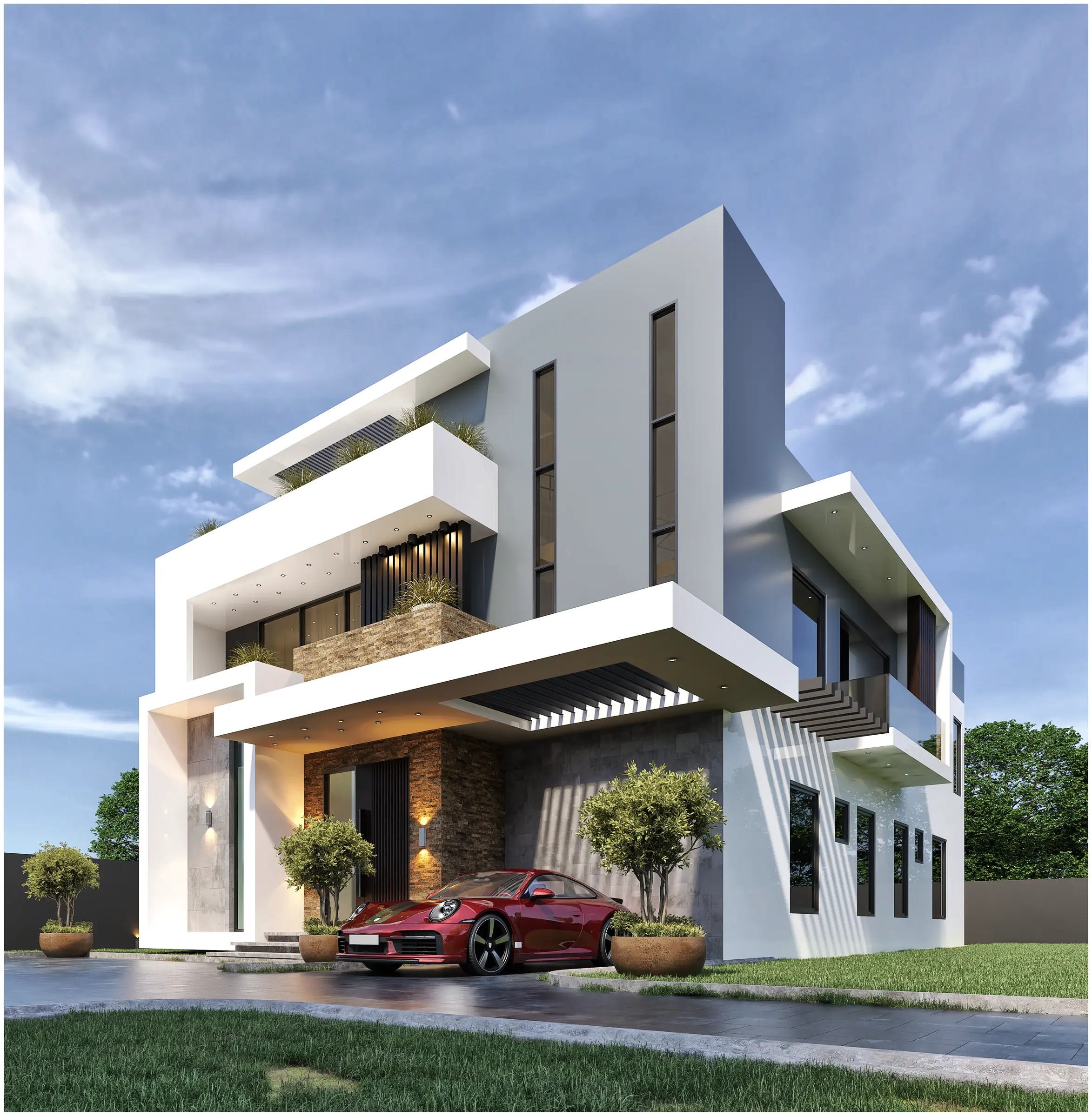 Shifted Planes, Private residence in Dansoman, Accra
